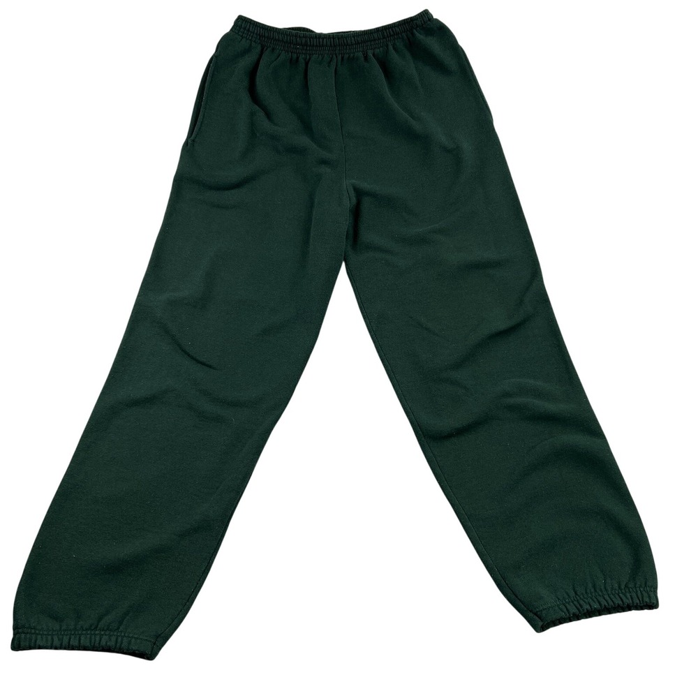Vintage Munsingwear Fleece Sweatpants Mens XL Green Made in USA Elastic Waist